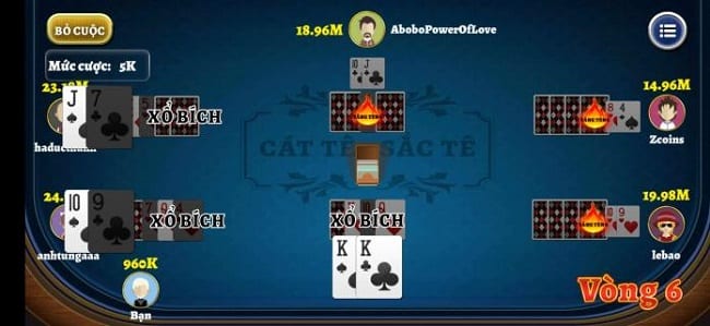 Hướng dẫn cách chơi bài 6 Lá một cách chi tiết nhất dành cho tân binh