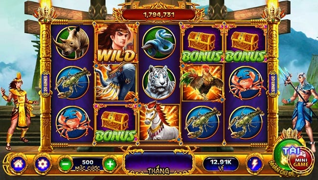 Cùng chơi thử Sơn Tinh Thủy Tinh cảm nhận sự thú vị của Game Slot