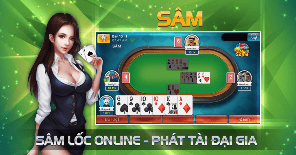 Game chơi bài sâm game chơi bài hay nhiều người chơi nhất hiện nay