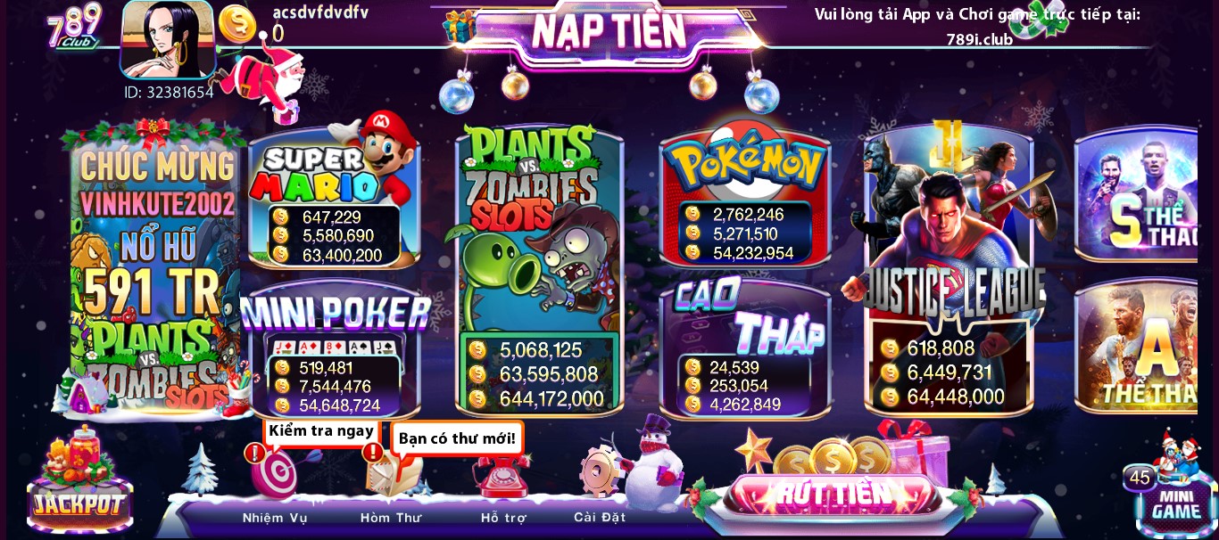 Thể loại game hấp dẫn 789 Club