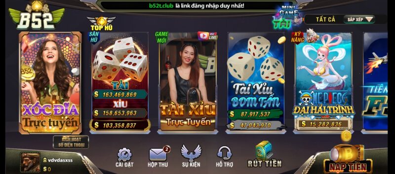 B52 Club địa điểm cá cược an toàn