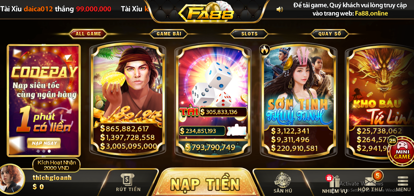 FA88 – Game bài đổi thưởng uy tín hàng đầu quốc tế Fa88 club