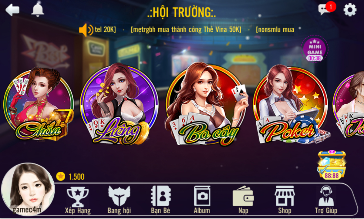 Các trò chơi đa dạng tại JQKing