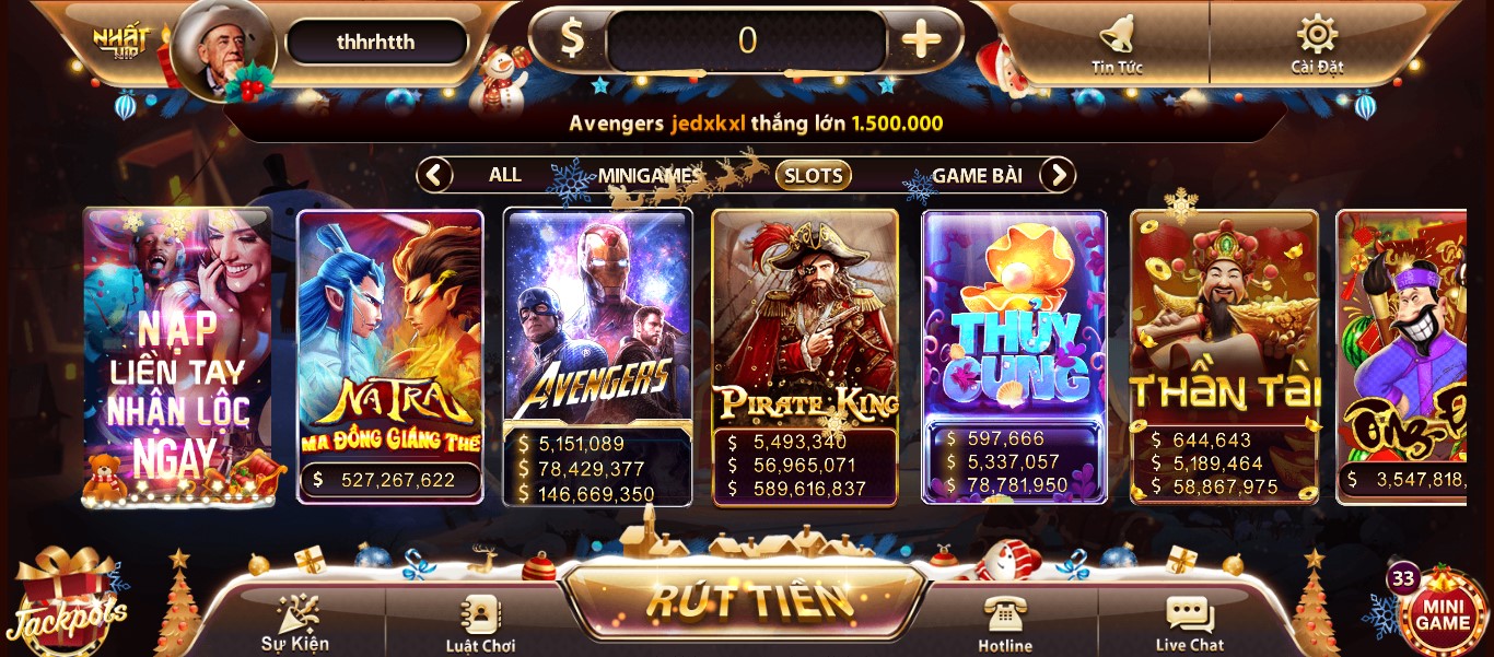 NhatVip kho trò chơi khủng