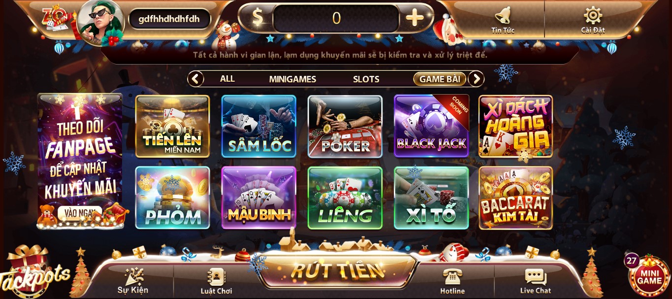 Kho game bất tận của Zowin