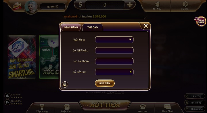 Sunwin Nơi thực hiện giao dịch nhanh nhất