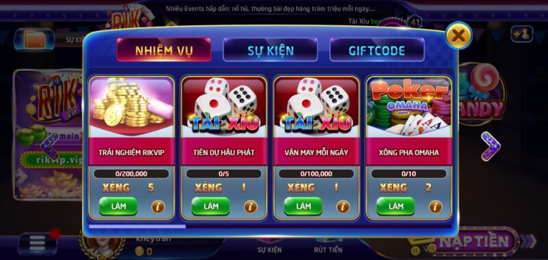 Rikvip cổng game đổi thưởng uy tín