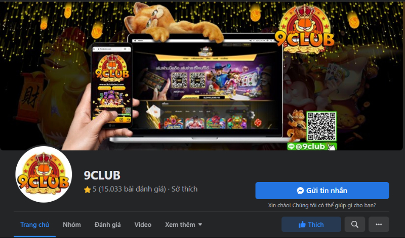 Fanpage cổng game 9Fun