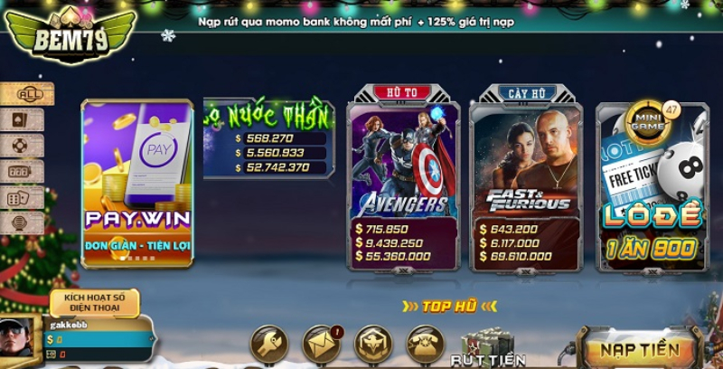 Game slots hấp dẫn