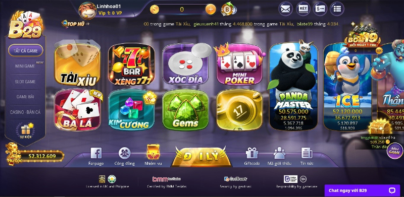 Cổng game B29 được nhiều người yêu thích và tham gia chinh chiến