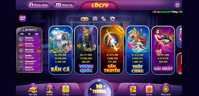 Thiết kế độc đáo của cổng game