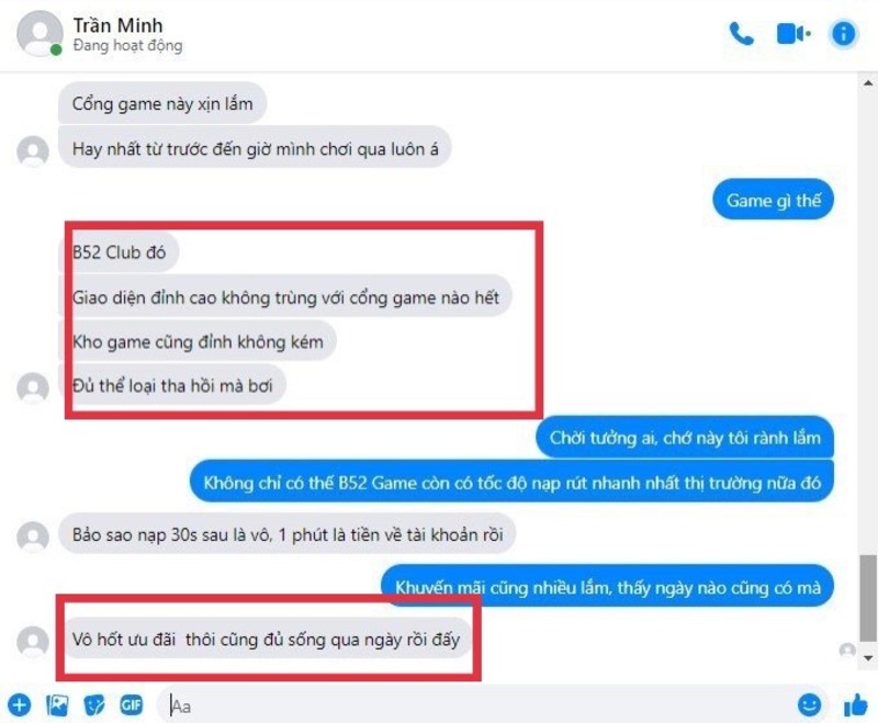 Đánh giá và phản hồi của người chơi về B52 Club