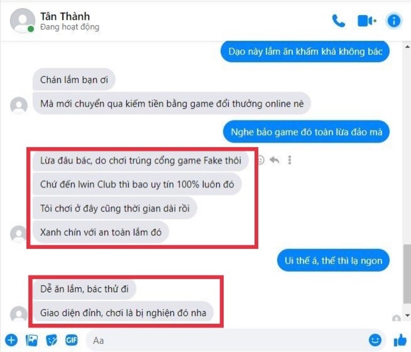 Đánh giá và phản hồi của người chơi về lwin Club