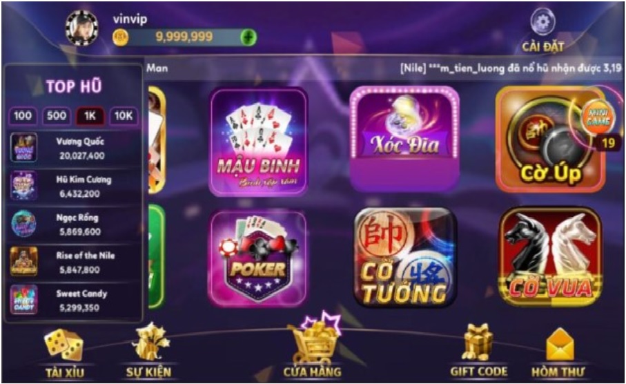 Game nổ hũ Vin88 Sân chơi nhất định phải thử một lần
